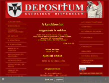 Tablet Screenshot of depositum.hu